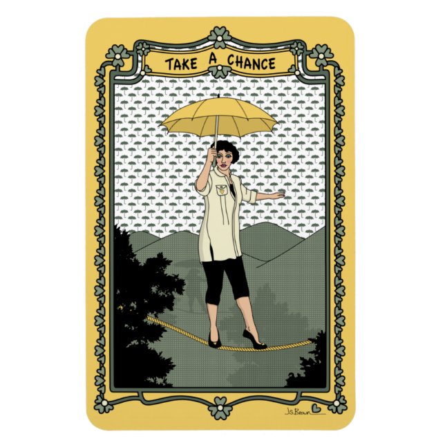 Imán Tome Un Refrigerador Chance_C_4x6 (Vertical)