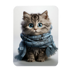 Imán Tommy, el gato de peluche más fluido