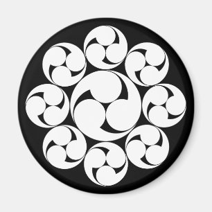 Imán Tomoé de Itakura (sin fondo)