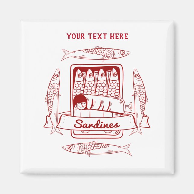 Imán Tonelada de sardinas (Frente)