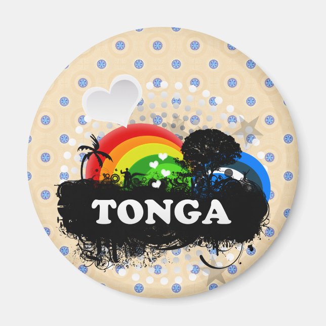 Imán Tonga de la fruta pura (Frente)