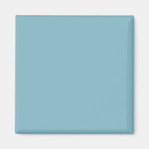 Imán Tono de pastel azul sólido minimalista profesional