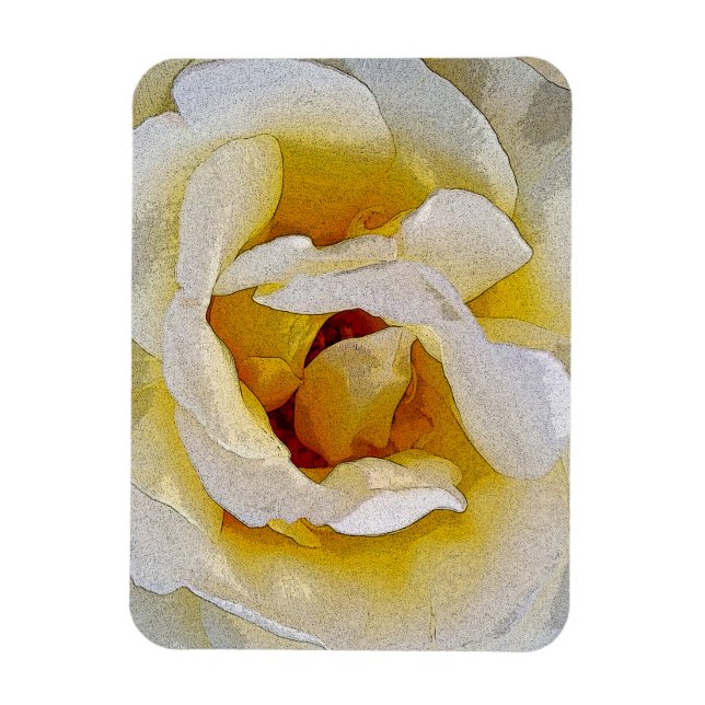 Imán tonos blancos a amarillos (Vertical)