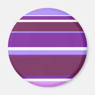 Imán Tonos de rayas violetas