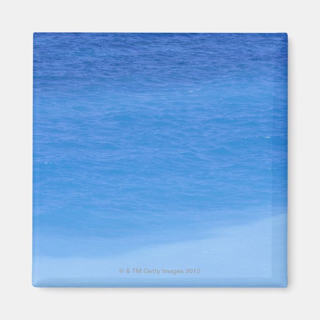 Imán Tonos del océano azul, Rodas, Grecia (Frente)