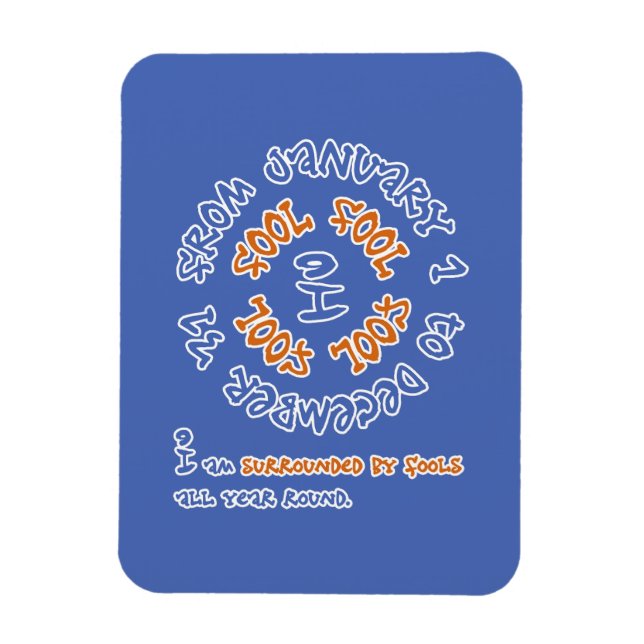 Imán Tontos todo el año (Vertical)