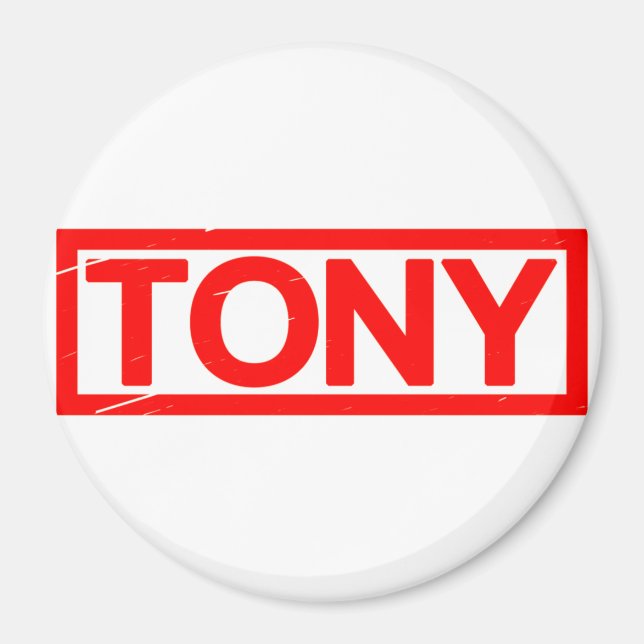 Imán Tony Stamp (Frente)