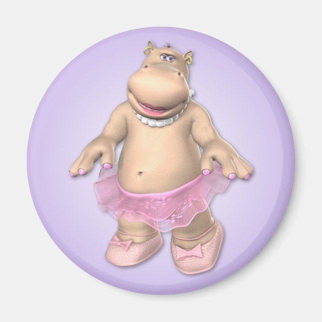 Imán Toon Hippo Magnet (Frente)