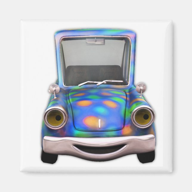 Imán ¡Toot! ¡Toot! ¡El auto de un pequeño Personalizado (Frente)