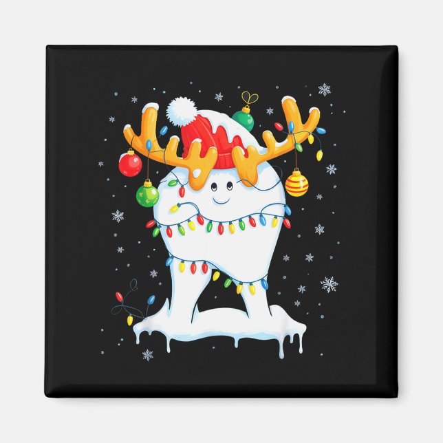 Imán Tooth Dentist Dental Istant Teeth Christmas Xmas  (Frente)