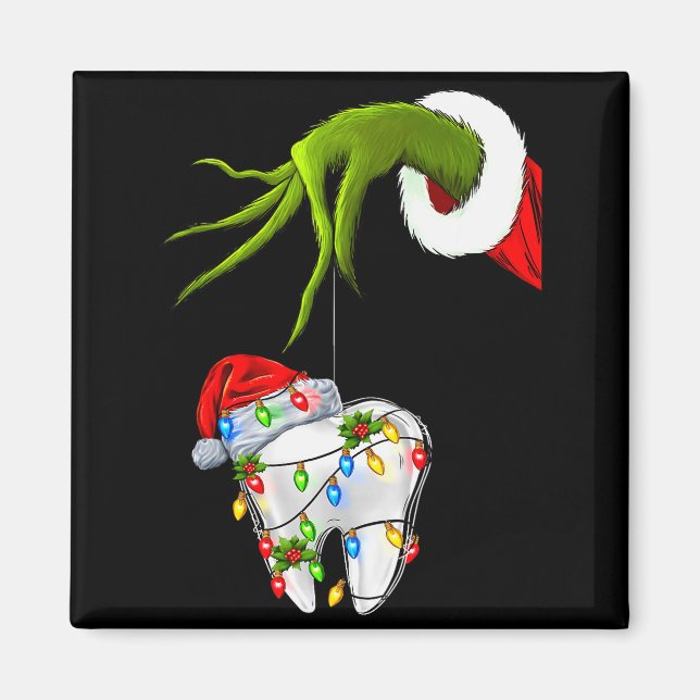 Imán Tooth Dentist Dental Istant Teeth Christmas Xmas H (Frente)