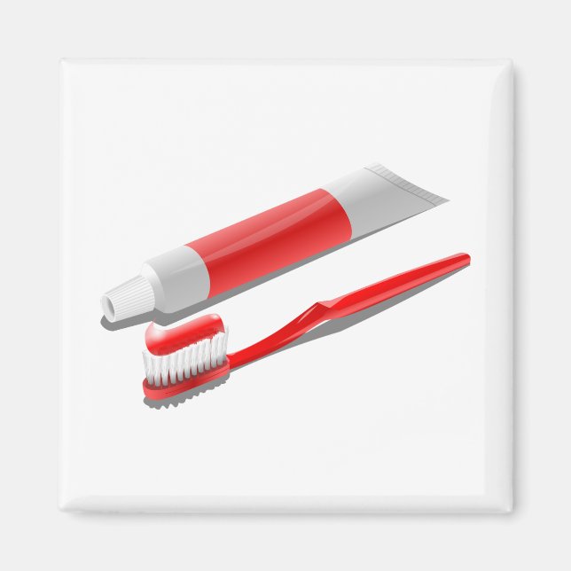 Imán Toothbrush And Toothpaste (Frente)