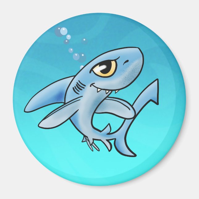 Imán Toothy Grin Personalizado Shark (Frente)
