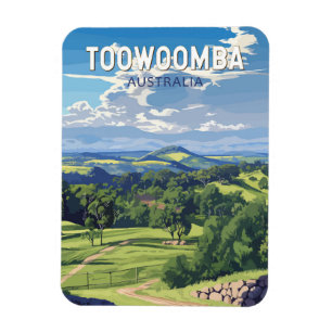 Imán Toowoomba Australia Viaje de arte
