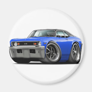 Imán Top Azul-Negro 1973-74 de Nova