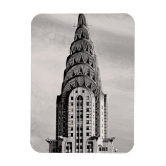 Imán Top of the Chrysler Building NYC - B&W