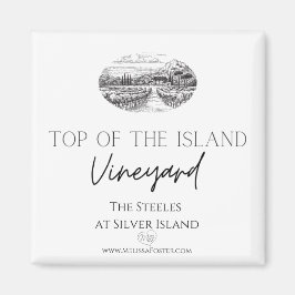 Imán Top of the Island Winery Magnet