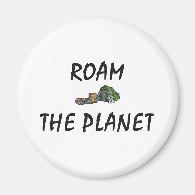 Imán TOP Roam the Planet (Frente)