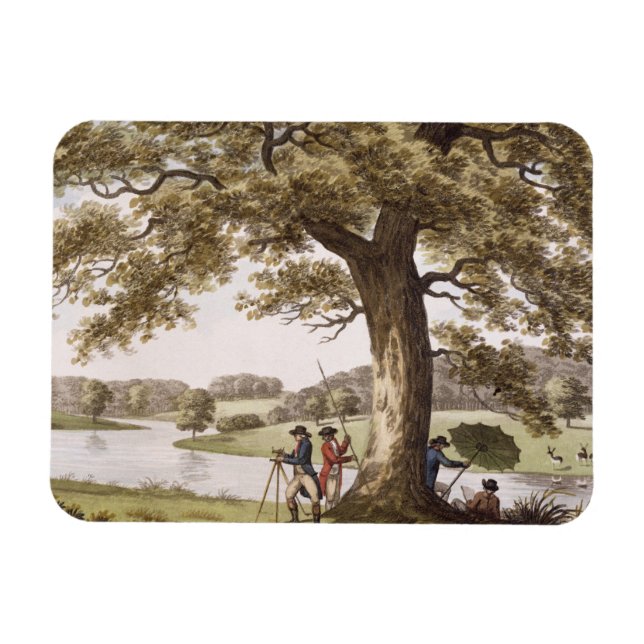 Imán Topografía de Humphrey Repton con teodolita (colou (Horizontal)