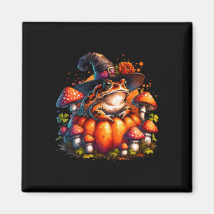 Imán Toque de Cottagecore Gorra de la bruja Calabaza Ca
