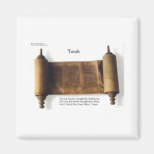 Imán Torah "Si no es por mí mismo" Wisdom Cita Regalos 