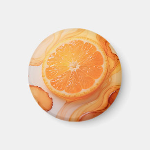 Imán Torbellino cítrico de rodaja de naranja