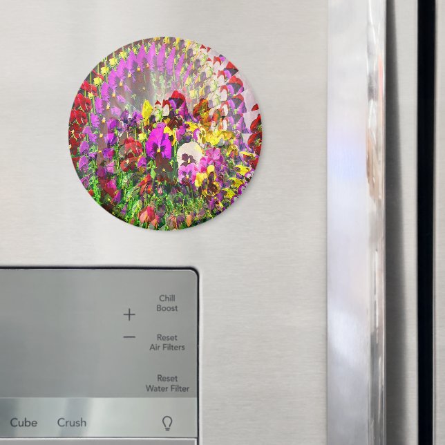 Imán Torbellino de Pansies... (In situ (nevera))