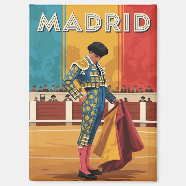 Imán Torero de Madrid España Viajes (Anverso)