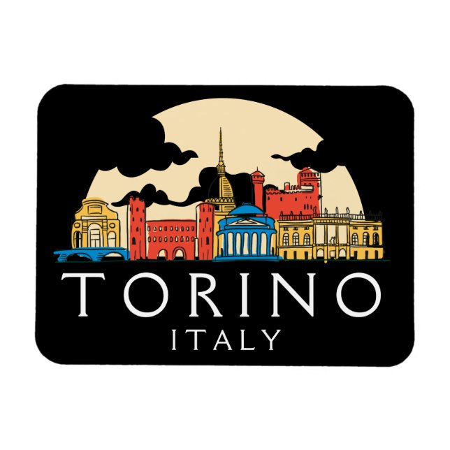 Imán Torino Italia Vintage (Horizontal)