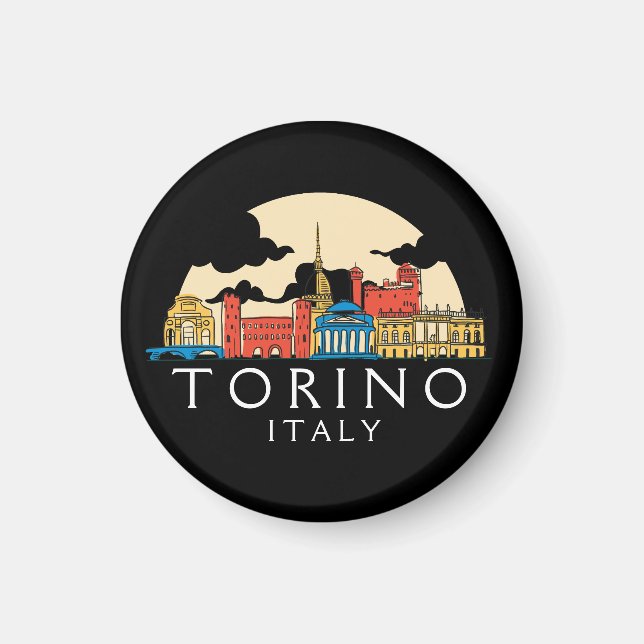 Imán Torino Italia Vintage (Frente)