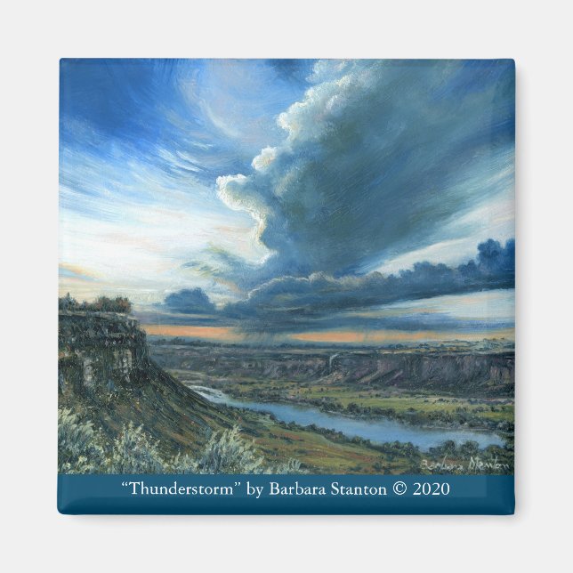 Imán "Tormenta eléctrica" (Frente)