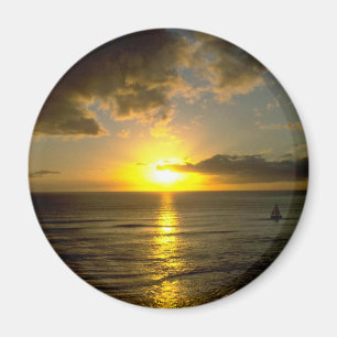 Imán Tormenta que se acerca sobre el mar