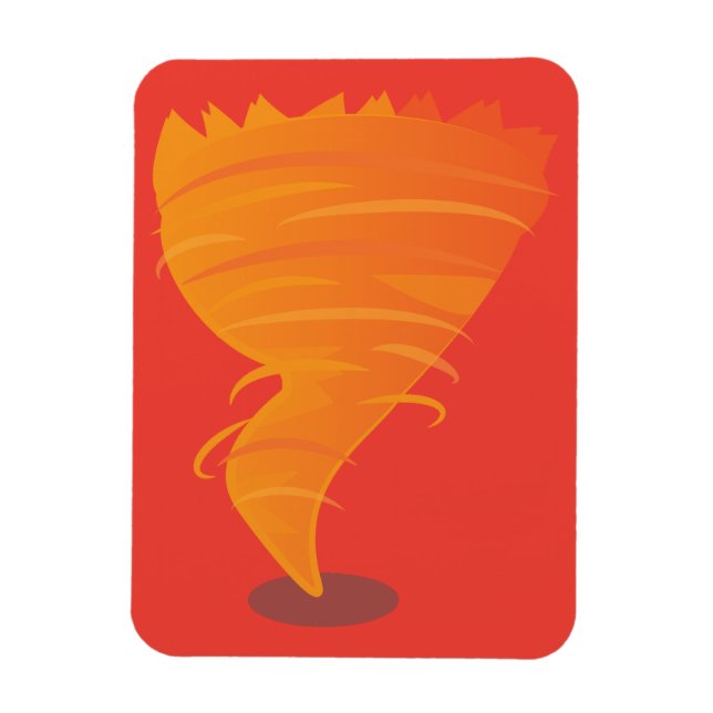 Imán Tornado de fuego (Vertical)