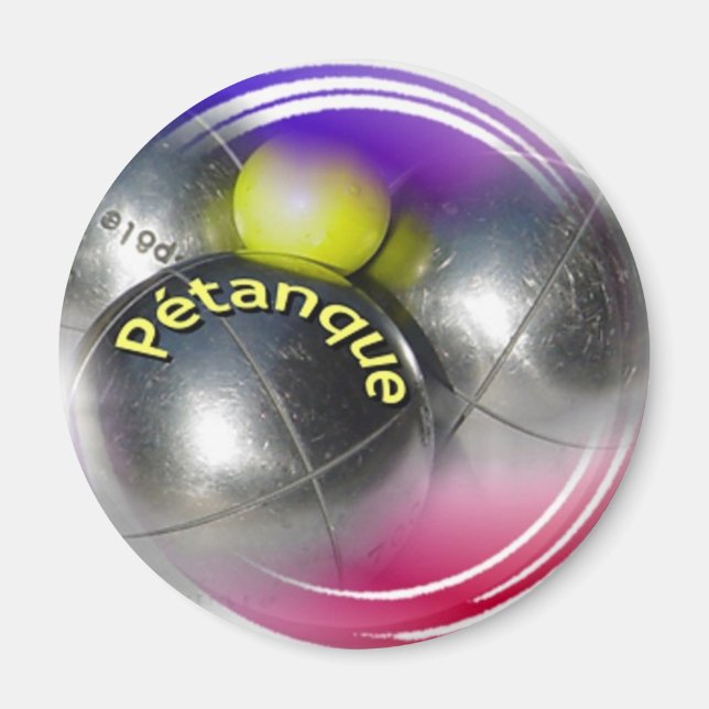 Imán Tornado Diseño Petanque Magnet (Frente)