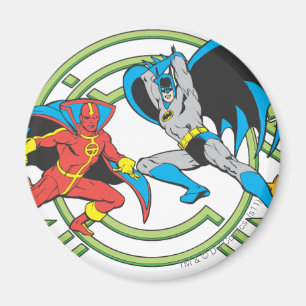 Imán Tornado Rojo + Batman