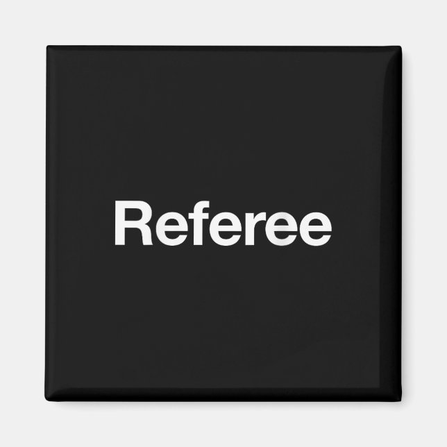 Imán Torneo de árate de árbitro (Frente)