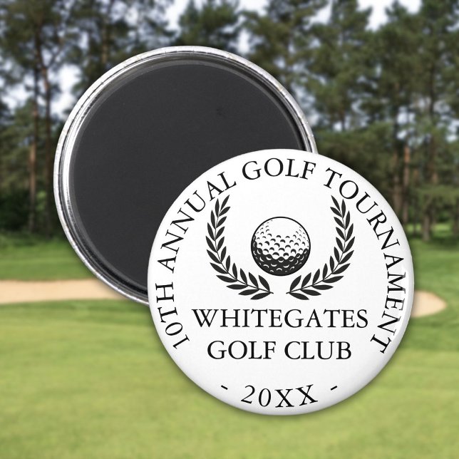 Imán Torneo del Club de Golf personalizado (Custom Golf Club Tournament Magnet)