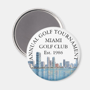 Imán Torneo del Miami Skyline Golf Club Personalizado
