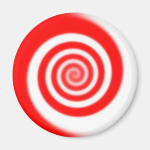 Imán Tornillo de pimentón rojo y blanco