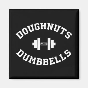 Imán Tornillos De Dumbar Y Doughnut - Divertido Entrena