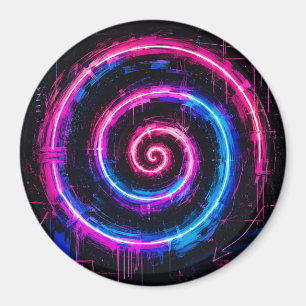 Imán Torno de neón en espiral
