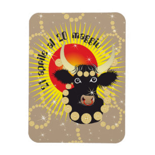 Imán Toro 21 aprile al 20 maggio Premium Flexi Magnet