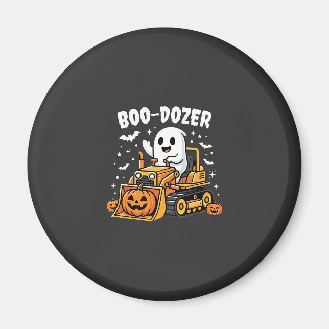 Imán Toro Dozer Fantasma de Halloween_1 (Frente)