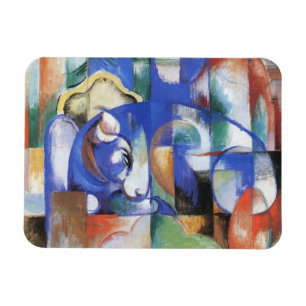 Imán Toro Mentiroso de Franz Marc, Arte Cubista Antiguo