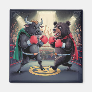 Imán Toro y oso