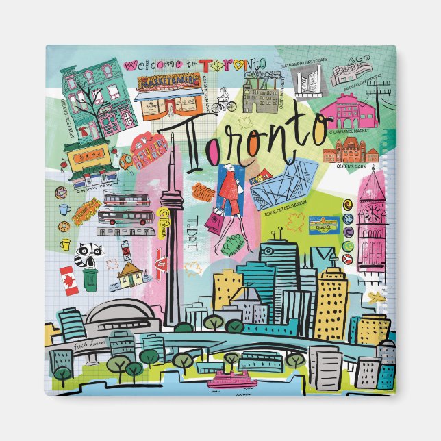 Imán Toronto, Canada (Frente)