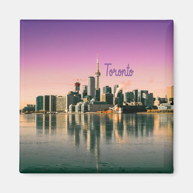 Imán Toronto Capital de Ontario Canada City Skyline (Frente)