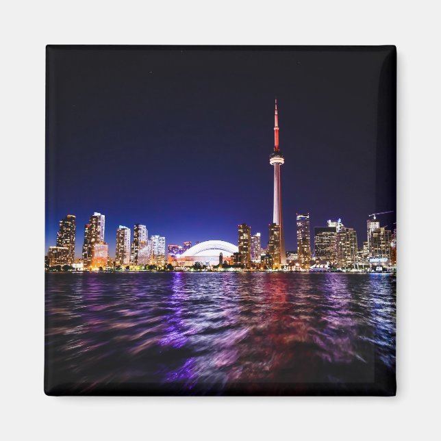 Imán Toronto, línea nocturna de Canadá (Frente)