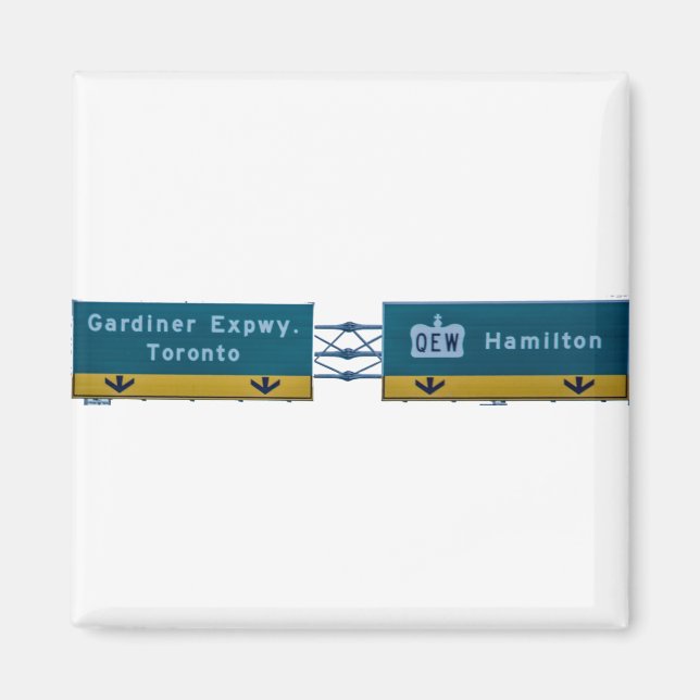 Imán Toronto, señal de la calle Canda (Frente)