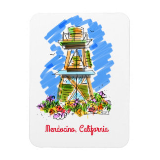 Imán Torre de agua de Mendocino